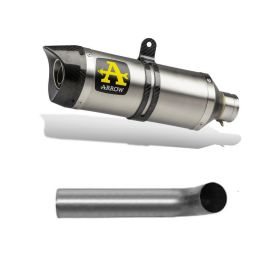 ARROW Thunder Slip-On Rennsportauspuff aus Aluminium Verbindung für Suzuki GSX-R 600 i.e