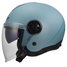 Casque jet LS2 OF620 CLASSY SOLID bleu perle