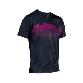 LEATT Trail 3.0 Maillot Moisturecool VTT Noir Zippé Serré Ventilation