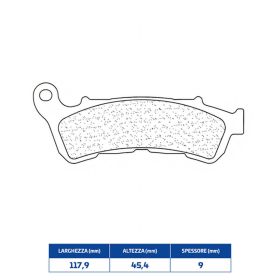 CL-BREMSEN Sintered Compound Bremsbeläge Paar