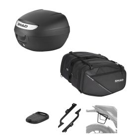 SHAD Complete kit SH26 black and SL58 black for KTM Duke 125/390