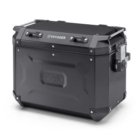Paire de valises latérales KAPPA K’VOYAGER aluminium noir 48/37L