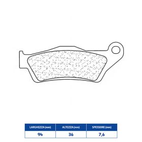 CL-BREMSEN Sintered Compound Bremsbeläge Paar