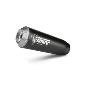 MIVV X-m1 komplette schwarze Auspuffanlage für ZONTES zt 125 g1
