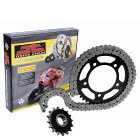 JT-Übertragungskit kette X1R3 110 Glieder 520 Ritzel 43z geräuschloses Ritzel 17 Zähne