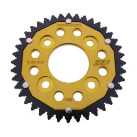 ZF 40 Zähne 420 Pitch Schwarz Gold Dual Crown für Honda