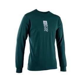Maglietta maniche lunghe LEATT Core Spruce verde vestibilità regolare