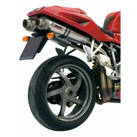 MIVV Oval Titane Approuvé Silencieux Double Slip-on pour DUCATI 748