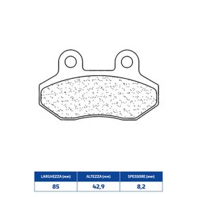 CL-BREMSEN Sintered Compound Bremsbeläge Paar