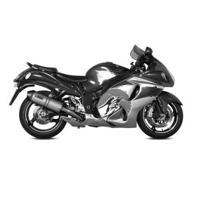 MIVV Oval Slip-on Doppel-Auspuff genehmigt Titan für SUZUKI GSX-R 1300 Hayabusa
