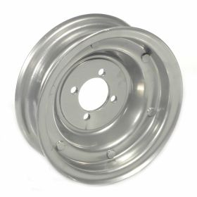 FA ITALIA Steel Rim Silver 8 4 Holes PCD 4/70mm Center Hole 52.05mm