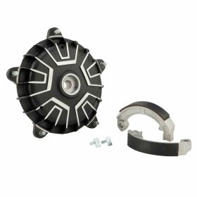 Kit tamburo FA posteriore 10 nero/argento sede paraolio 30 mm