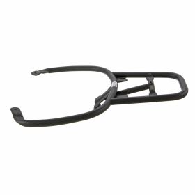 Plaque de support de bagages arrière FA pour top case PIAGGIO noire et rigide