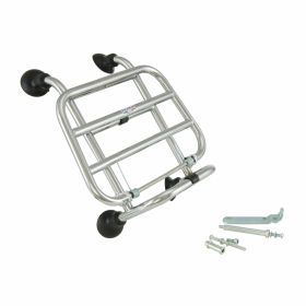 Chrome Folding Front Luggage Rack 32x21 cm
