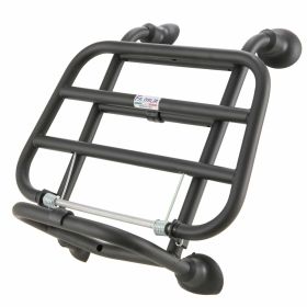 FA Noir Brillant 32x21 cm Porte-bagages Avant Pliable