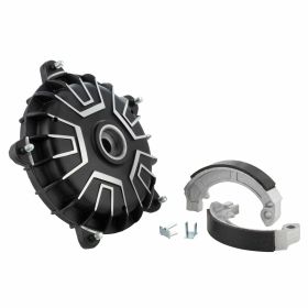 Kit de tambour arrière FA 10 noir/argent avec joint et plaquettes de frein