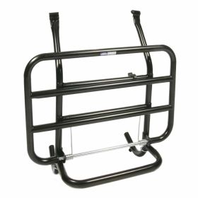 FA ITALIA Front Folding Luggage Rack 38x25 cm Black Distance 15 cm