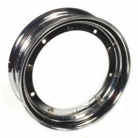 FA ITALIA Chrome Rim 2.50-10 PCD 5/220mm Central Hole 202mm