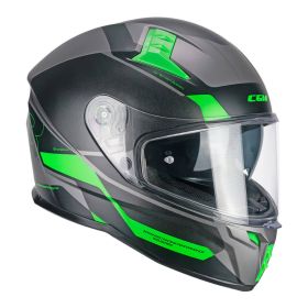 Integralhelm CGM 333G ONYX Sport Matt Fluo Grün Grau