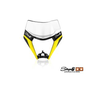 Grafica Maschera Faro Stage6 giallo per Ktm Exc