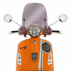 FACO Windshield 330x485 mm tinted with included mounting hardware kit