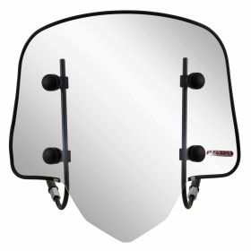Parabrezza Fabbri 480mm chiaro con montaggio e certificati TV inclusi