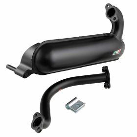 FACO ET3 Steel Banana Exhaust with Connector and Plate Included