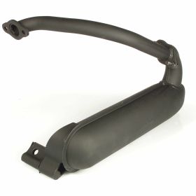 FACO ET3 Banana Exhaust in Steel with Connector and Plate