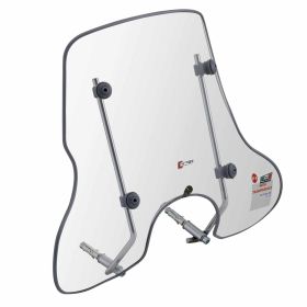 FACO Clear Four Seasons Windshield 530-680 mm with mounting material kit included