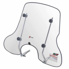 FACO Clear Four Seasons Windshield 530-680 mm with mounting material kit included