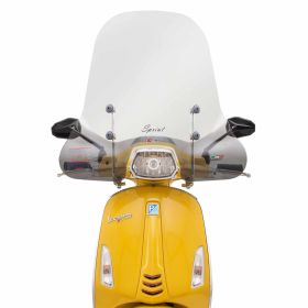 FACO transparent windshield 520x700 mm clear with mounting material kit included