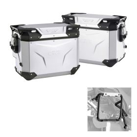 GIVI OUTBACK EVO SMART Cases kit anodized for KOVE 800 X Pro