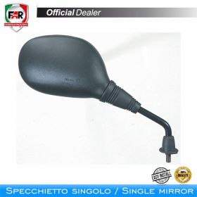 Specchietto manubrio FAR 0119 sinistro nero