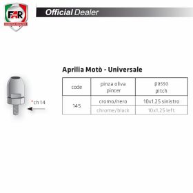 FAR black clamp adapter counterclockwise 10X1.25