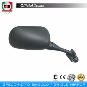Specchietto carena omologato FAR 0159 sinistro nero