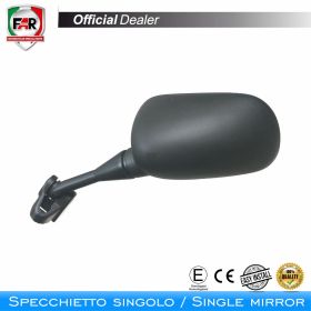 Specchietto carena omologato FAR 0160 destro nero