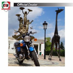 Specchietto manubrio omologato FAR 0260 destro universale cromo