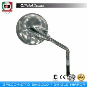 FAR 0329 Homologated Reversible Chrome Handlebar Mirror