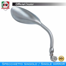 Specchietto manubrio FAR 0357 sinistro universale cromo