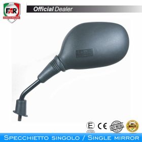 Specchietto manubrio omologato FAR 0504 destro nero