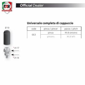 FAR M8 Counterclockwise Clamp Adapter
