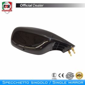 Specchietto carena omologato FAR 0703 sinistro nero