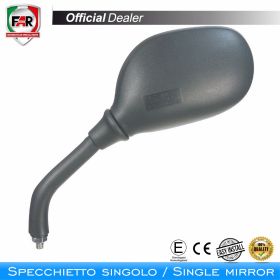 Specchietto manubrio omologato FAR 0810 destro nero