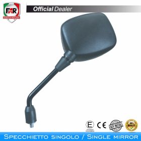 Specchietto manubrio omologato FAR 0866 destro nero
