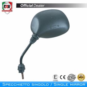 Specchietto manubrio omologato FAR 0878 destro nero