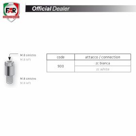 FAR counterclockwise M8 barrel adapter