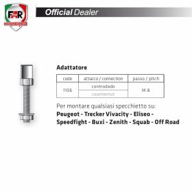 FAR 1106 MOTORCYCLE MIRROR ADAPTER