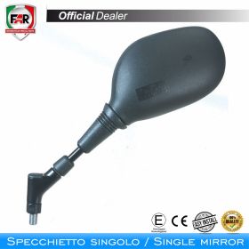Specchietto manubrio omologato FAR 1336 destro nero