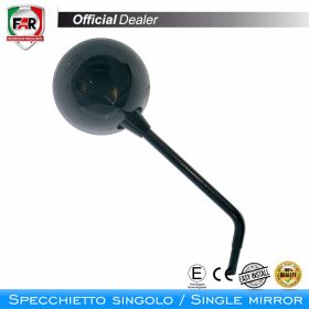 Specchietto manubrio omologato FAR 1401 reversibile nero
