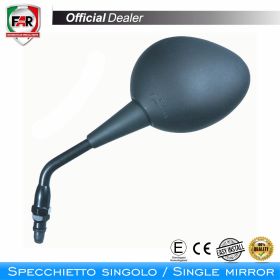 Specchietto manubrio omologato FAR 1602 destro nero